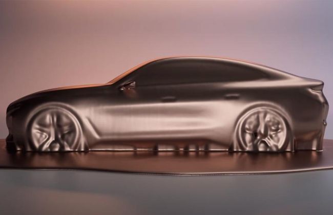 BMW teases Concept i4, designed similar to Concept 4 Gran Coupe