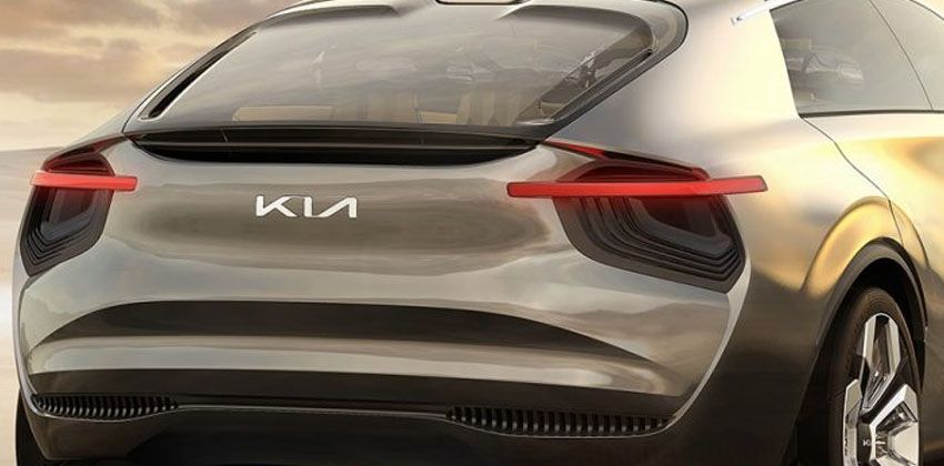 Kia car with new logo