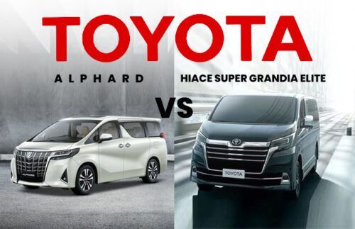 Toyota Alphard vs Hiace Super Grandia Elite - The better buy