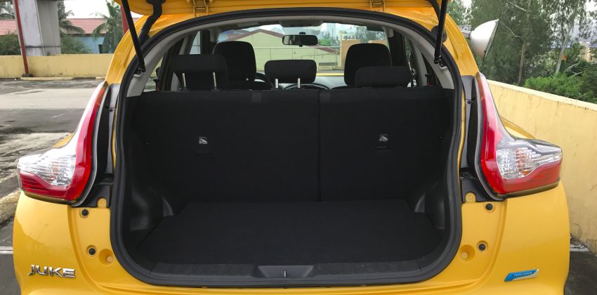 Nissan Juke cargo 