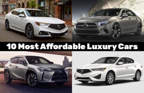 10 most affordable luxury cars