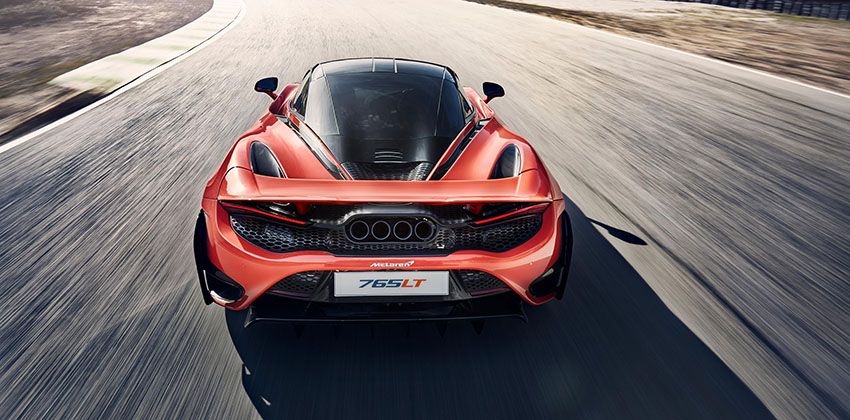 McLaren 765LT rear image