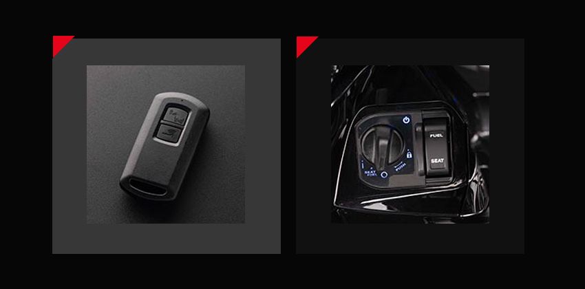 Honda Air Blade buttons