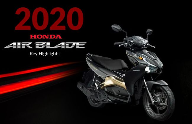 Key highlights of 2020 Honda Air Blade
