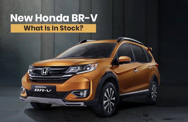 New Honda Br V What Is In Stock Zigwheels