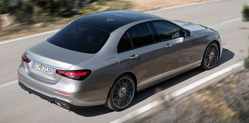 2020 Mercedes-Benz E-class top-view