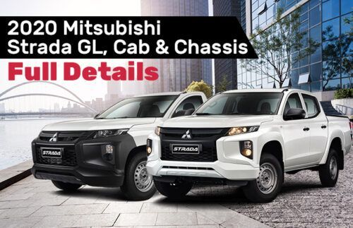 2020 Mitsubishi Strada GL, Cab &amp; Chassis - Full details