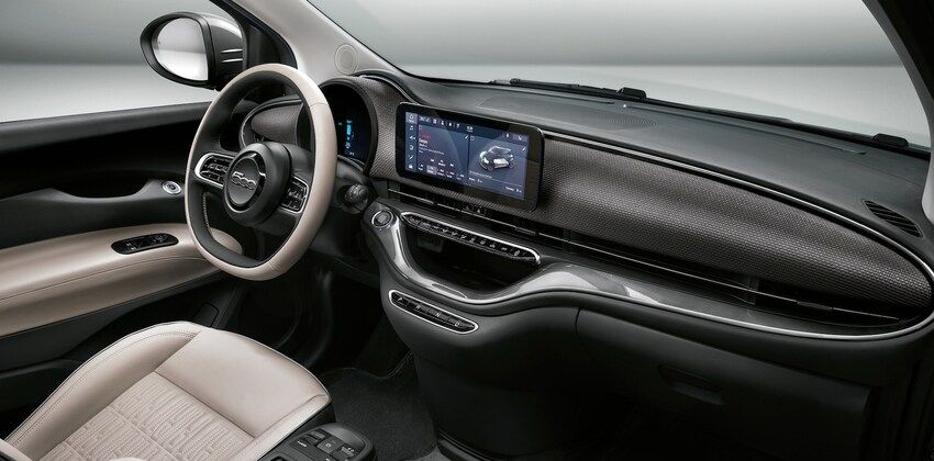 Fiat 500e cabin