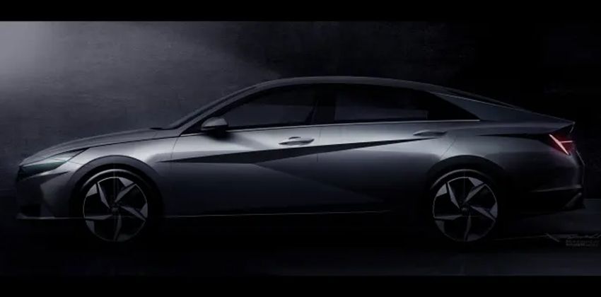 2021 Hyundai Elantra side image