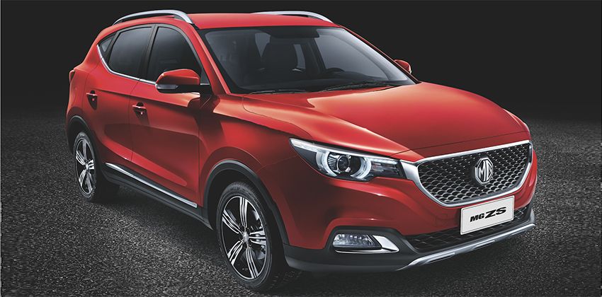 MG ZS Crossover SUV body photo