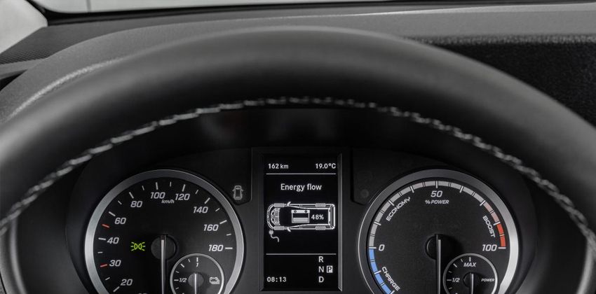 Mercedes-Benz eVito Tourer instrument panel
