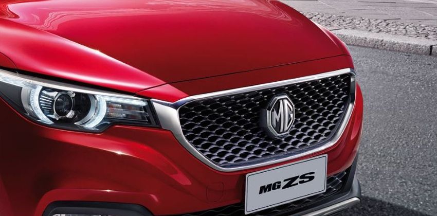 MG ZS front