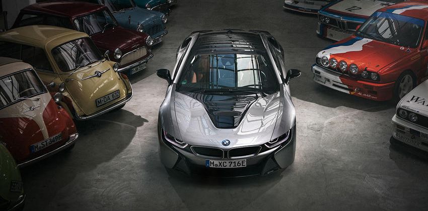 BMW i8 sports car