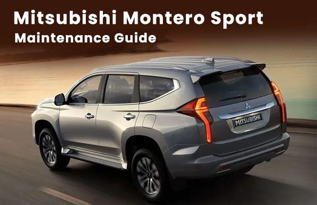 Mitsubishi Montero Sport: Maintenance guide
