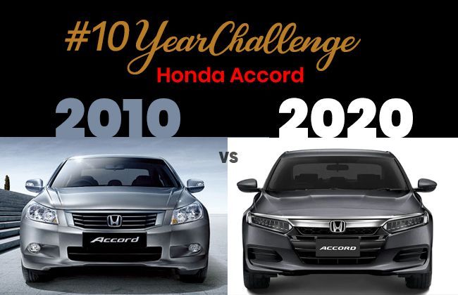  #10YearChallenge: Honda Accord - 2010 vs 2020