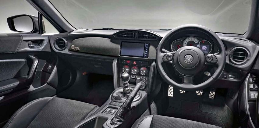 Toyota 86 GT Black Limited cabin