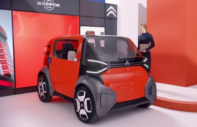 Citroen tiny Ami One electric car is for the 14-year olds
