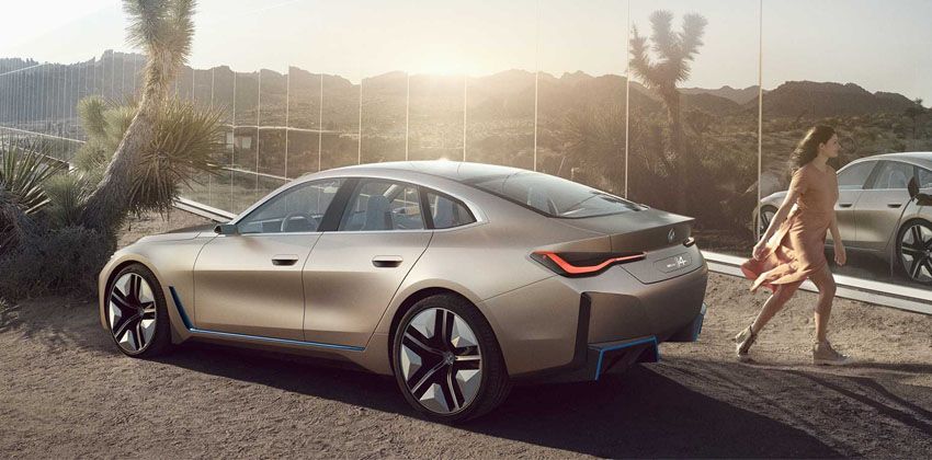 BMW i4 rear