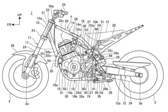 Honda Patenkan Dua Frame Baru, Pakai Basis Mesin Africa Twin Honda Patenkan Dua Frame Baru, Pakai Basis Mesin Africa Twin