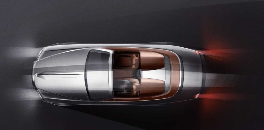 Rolls-Royce Dawn Silver Bullet TOP-VIEW