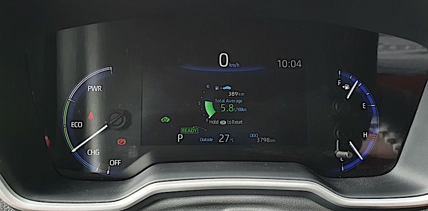 Toyota Corolla Altis 1.8 V HV instrument panel