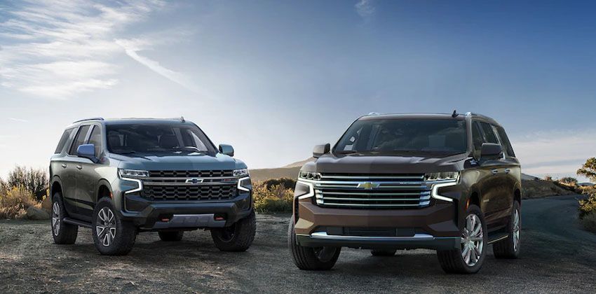 2021 Chevrolet Suburban and Tahoe