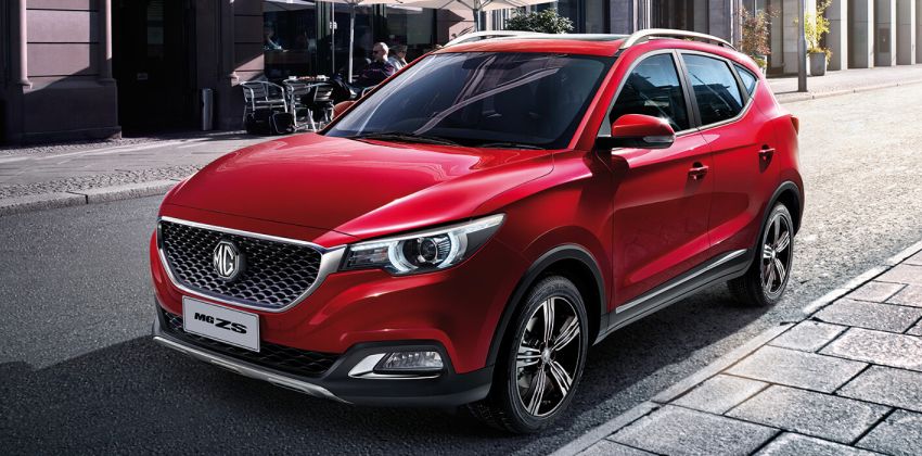 MG ZS front