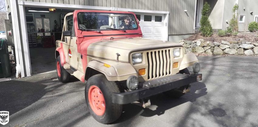 Jeep Wrangler Jurassic tribute car
