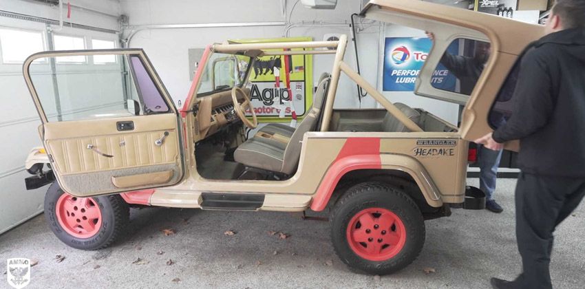 Jeep Wrangler Jurassic tribute car