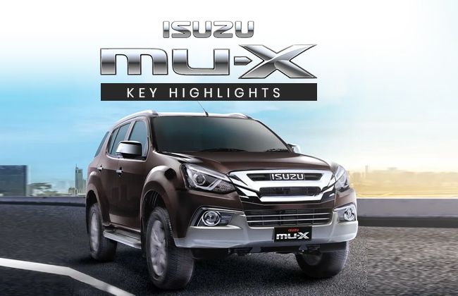 Isuzu mu-X - Key highlights