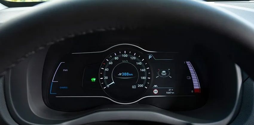 Hyundai Kona Electric instrument panel 
