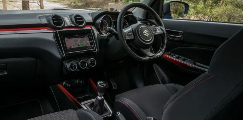 2020 Suzuki Swift Sport interior