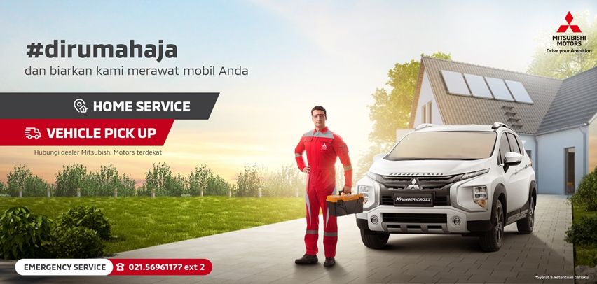 Layanan servis dari rumah Mitsubishi