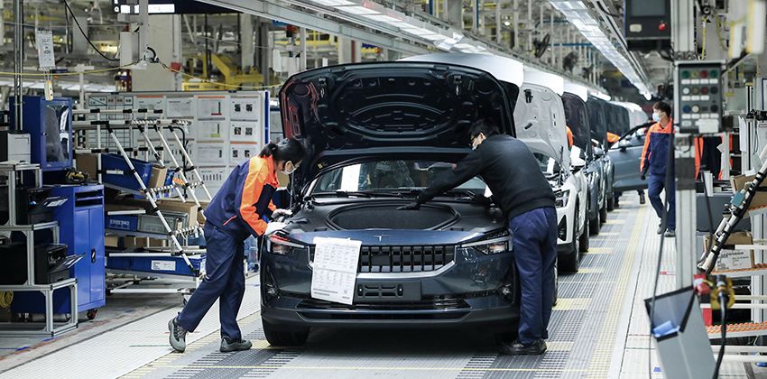 Polestar 2 production