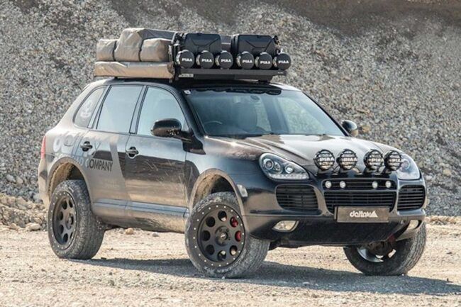 Porsche Cayenne Turbo S Dimodif Untuk Lintas Afrika Porsche Cayenne Turbo S Dimodif Untuk Lintas Afrika