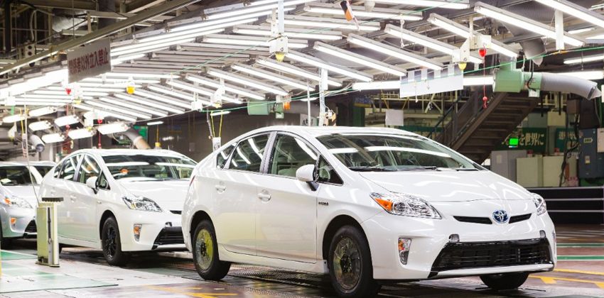 Toyota manufacturing plant in Japan