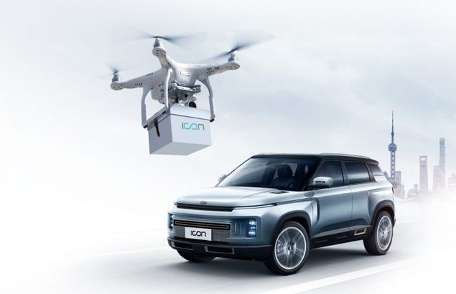 Social distancing at its best, Geely delivers car keys via drone
