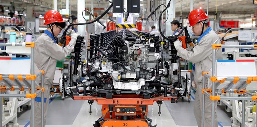 Chinese auto factories