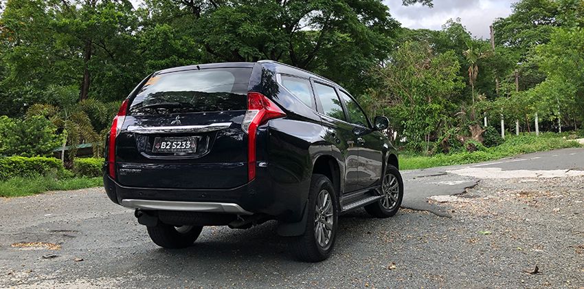 Mitsubishi Montero Sport GLS rear quarter 850 x 420