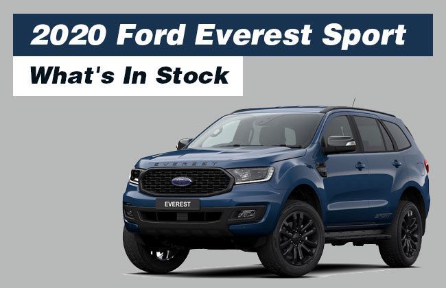 What is up with the new 2020 Ford Everest Sport?