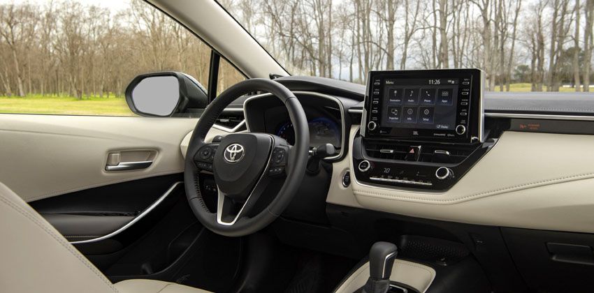 Toyota Corolla cabin