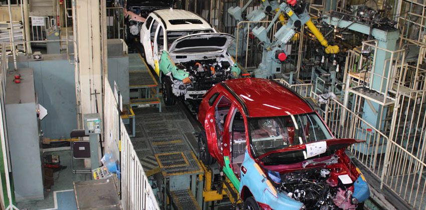 three Mitsubishi plants SUSPENSION