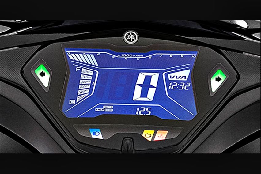 Panel instrumen digital Aerox