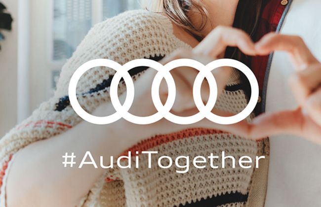 Audi shows its support to medical institutions via a new logo