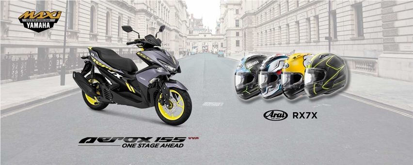 promo beli aerox dan helm