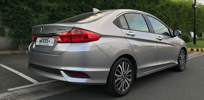 Honda City 1.5L VX+ Navi rear quarter 850 x 420