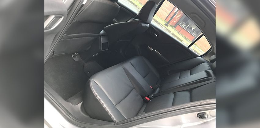 Honda City 1.5L VX+ Navi rear seats