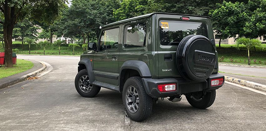 Suzuki Jimny GL MT 4x4 All Grip Pro rear quarter 850 x 420