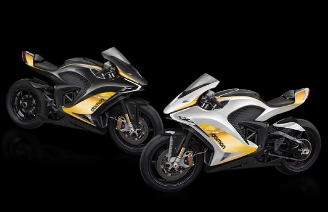 Damon Hypersport electric superbike gets two exotic trims 