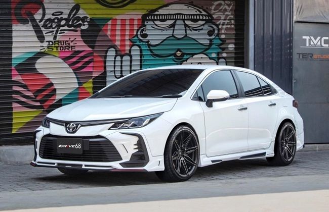 Check out the 2020 Corolla Altis with Drive68 body kit